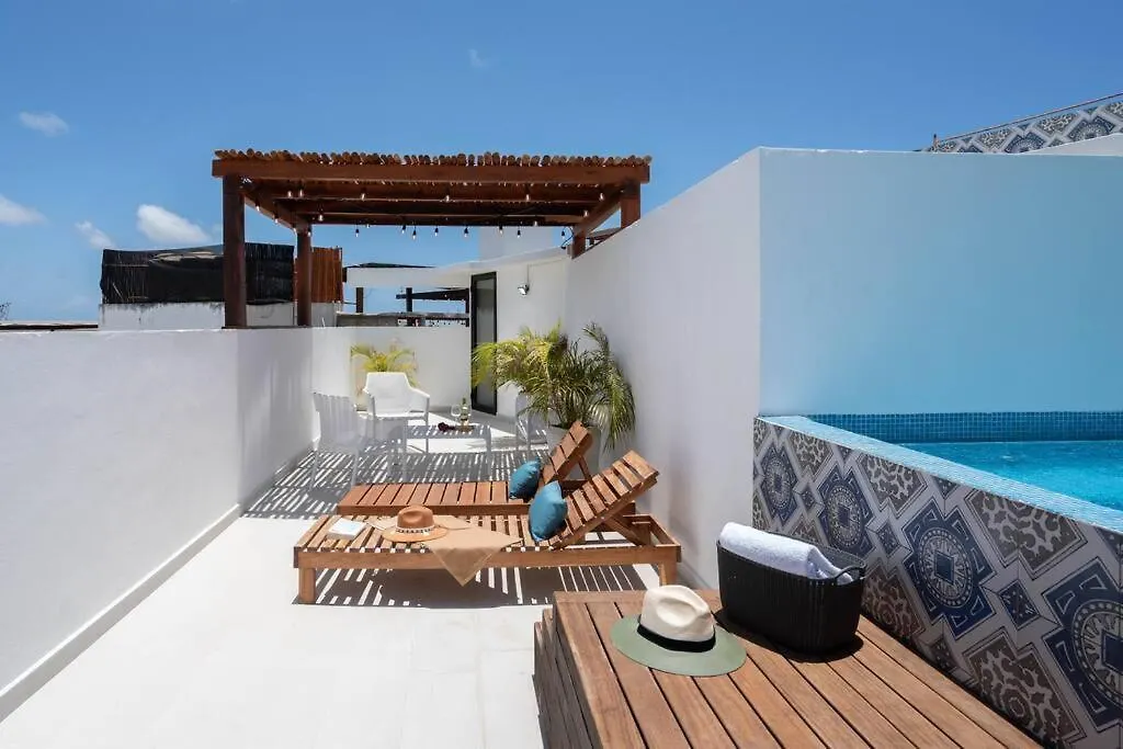 Sunsetviewph+Privpool+Near Beach&Town+Rooftop+50Mb Tulum Apartment