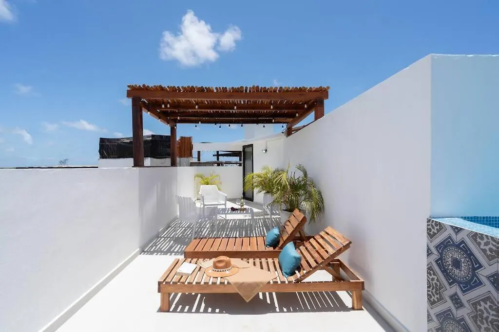 Sunsetviewph+Privpool+Near Beach&Town+Rooftop+50Mb Tulum Apartment