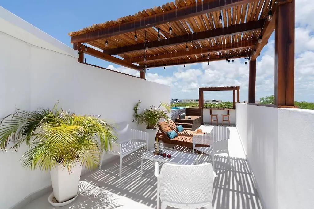 Apartment Sunsetviewph+Privpool+Near Beach&Town+Rooftop+50Mb Tulum